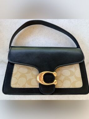 Fashion Black & Khaki Signature Monogram Bag Purse